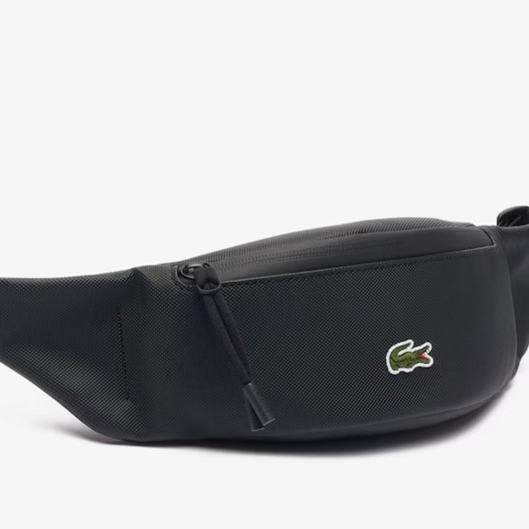 Lacoste Unisex Black Belt Bag - Picture 3 of 8